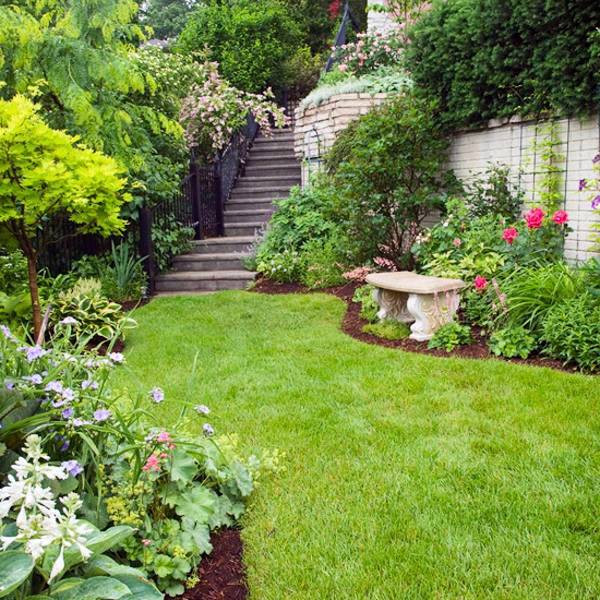 Outdoor Landscape Slope
 Landscaping on a slope – How to make a beautiful hillside