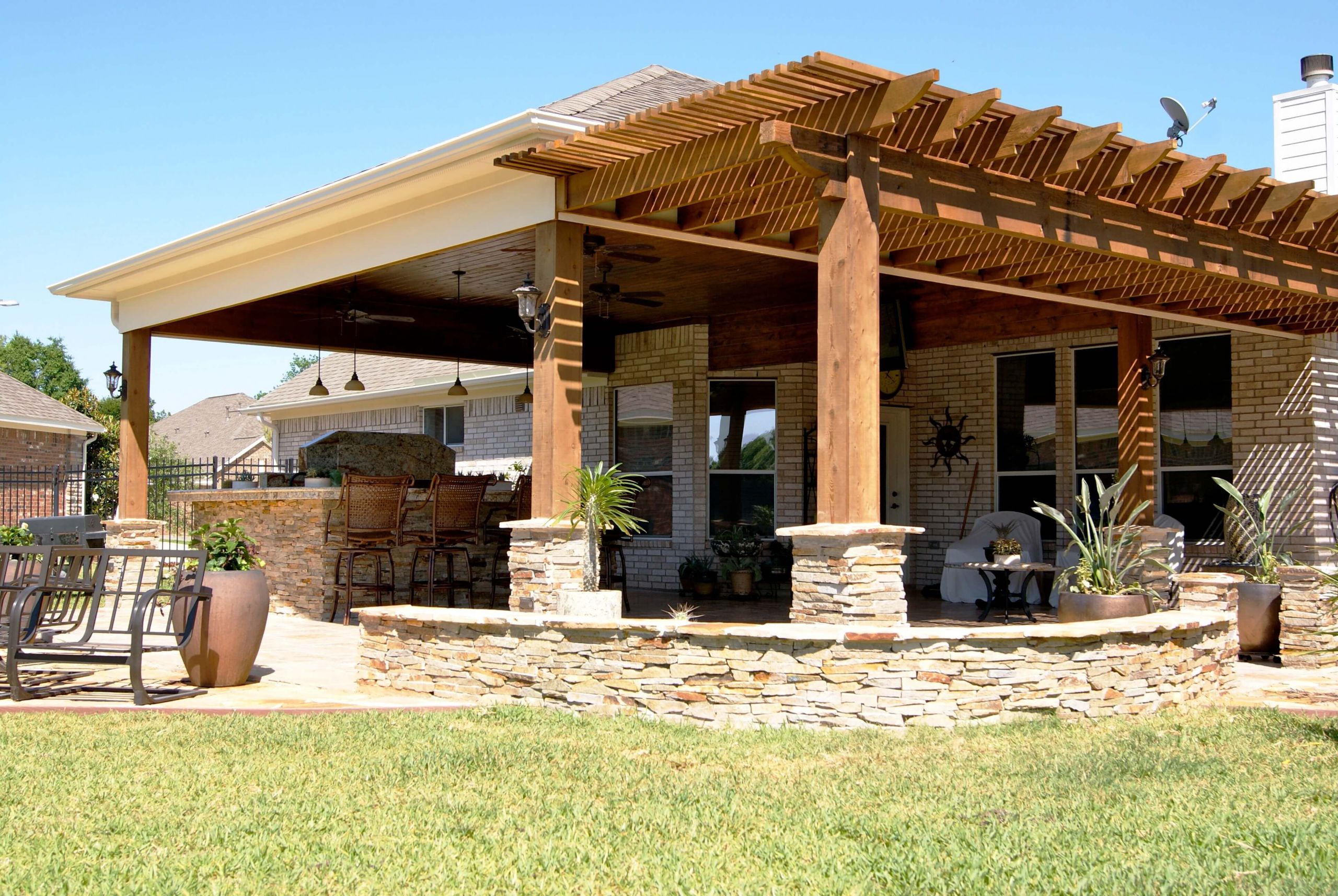 Outdoor Living Room Ideas
 Heritage Grand Cinco Ranch Outdoor Living Room Texas