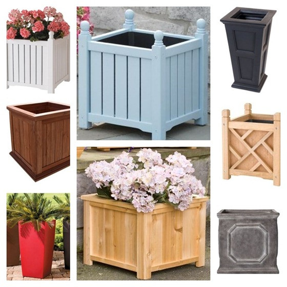 Outdoor Planters DIY
 Buy or DIY Outdoor Square Planters