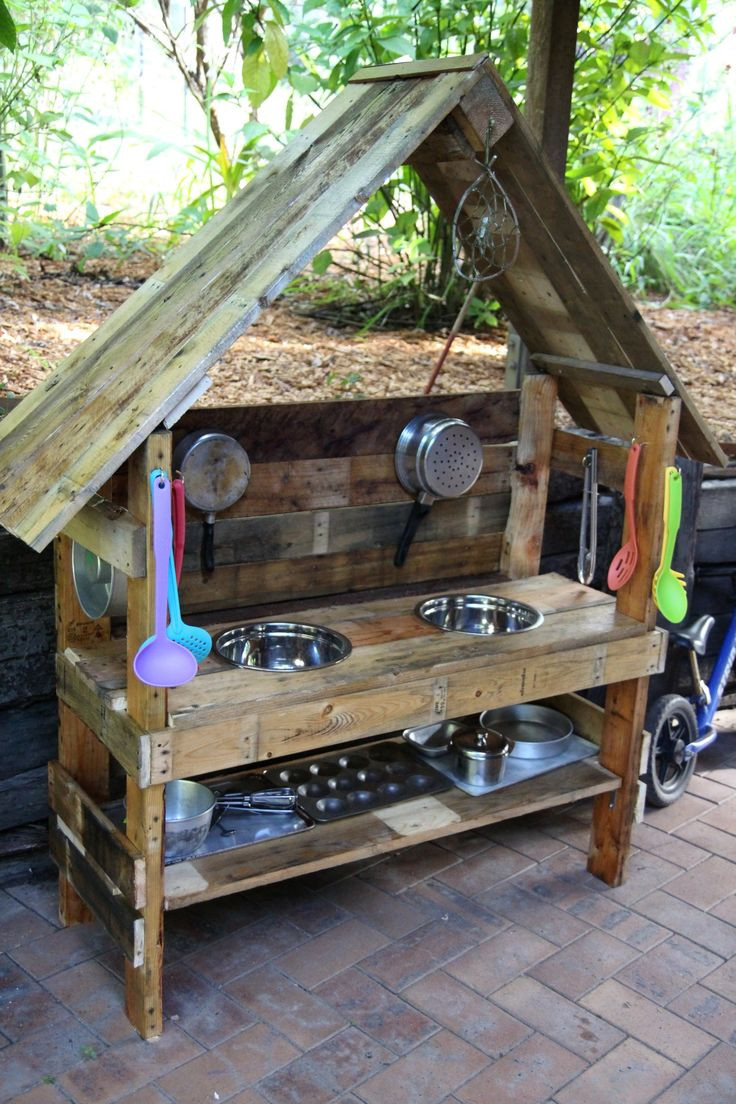 Outdoor Play Kitchen
 109 best mud kitchens images on Pinterest
