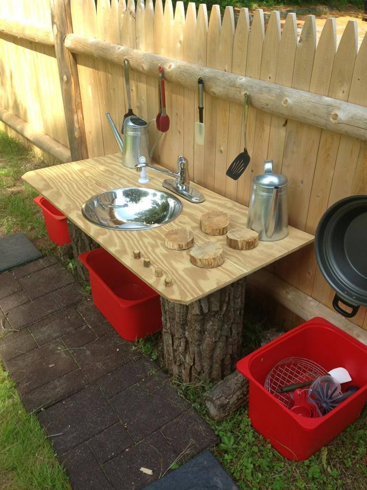 Outdoor Play Kitchen
 871 best Play Yard images on Pinterest