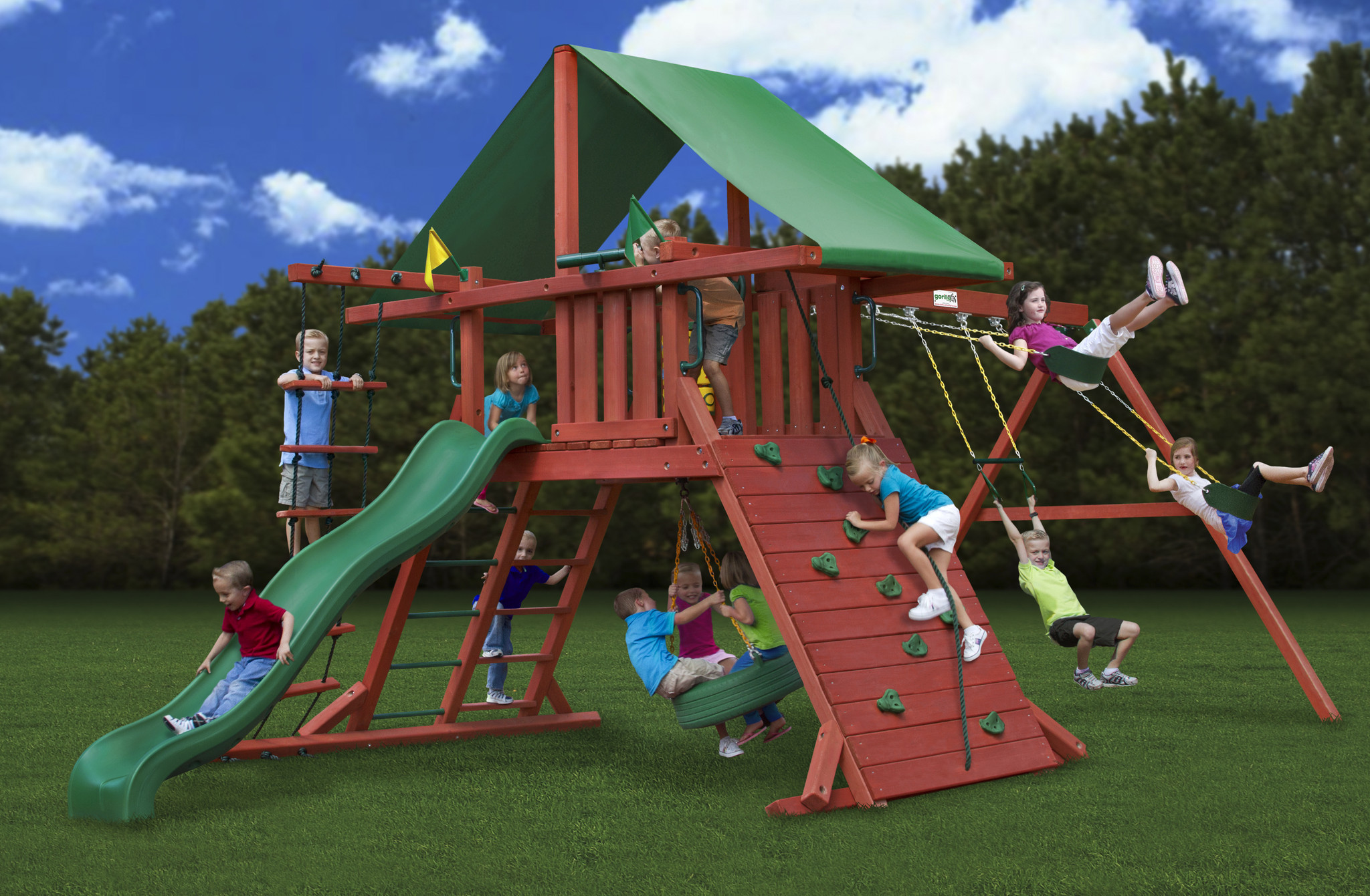 Outdoor Playsets For Kids
 Decorating Awesome Gorilla Swing Sets For Kids Play Yard