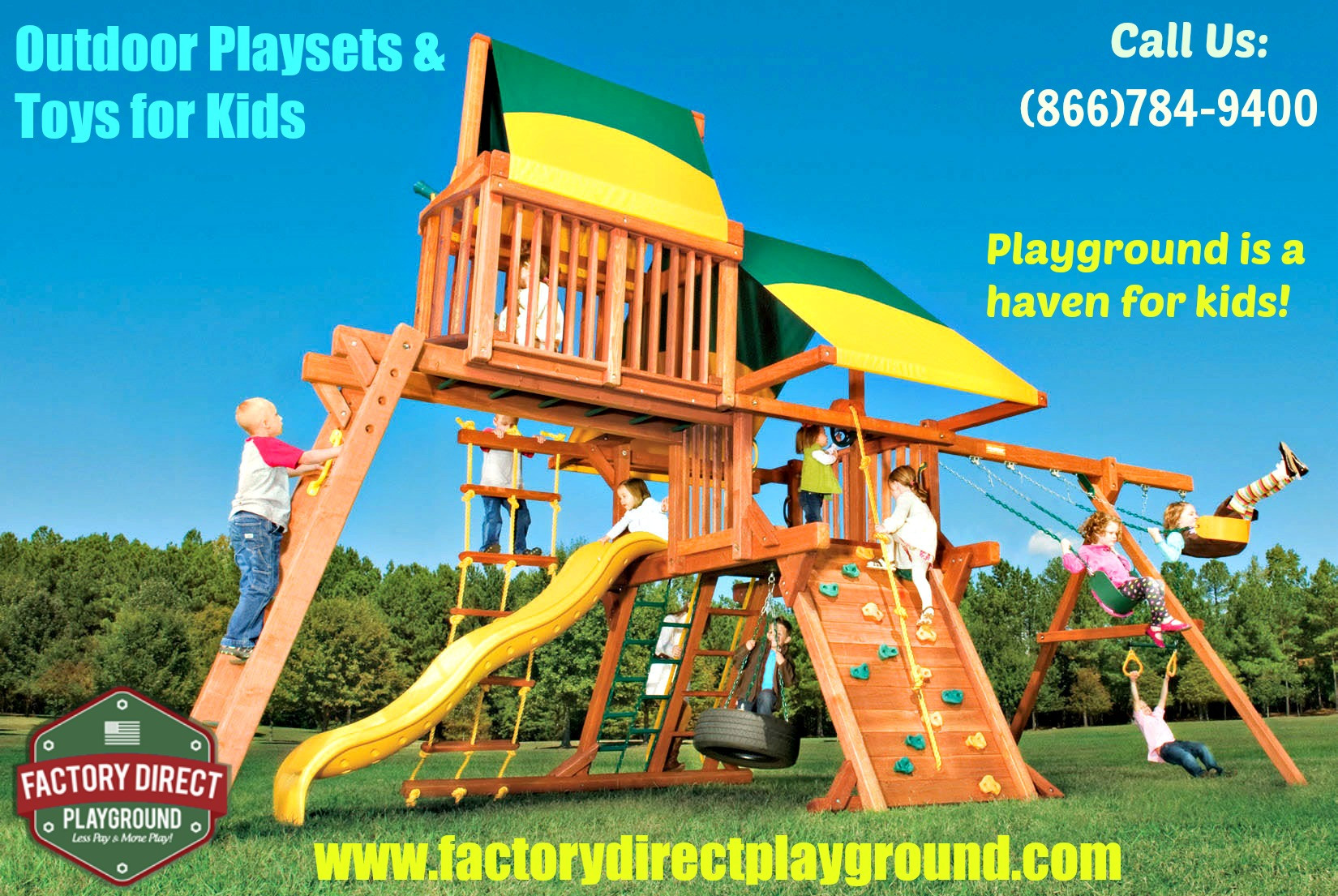 Outdoor Playsets For Kids
 Outdoor Playsets & Toys for Kids