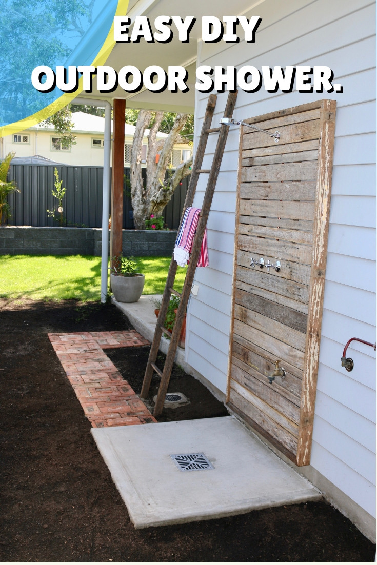 Outdoor Shower DIY
 DIY Outdoor Shower DIY For Knuckleheads