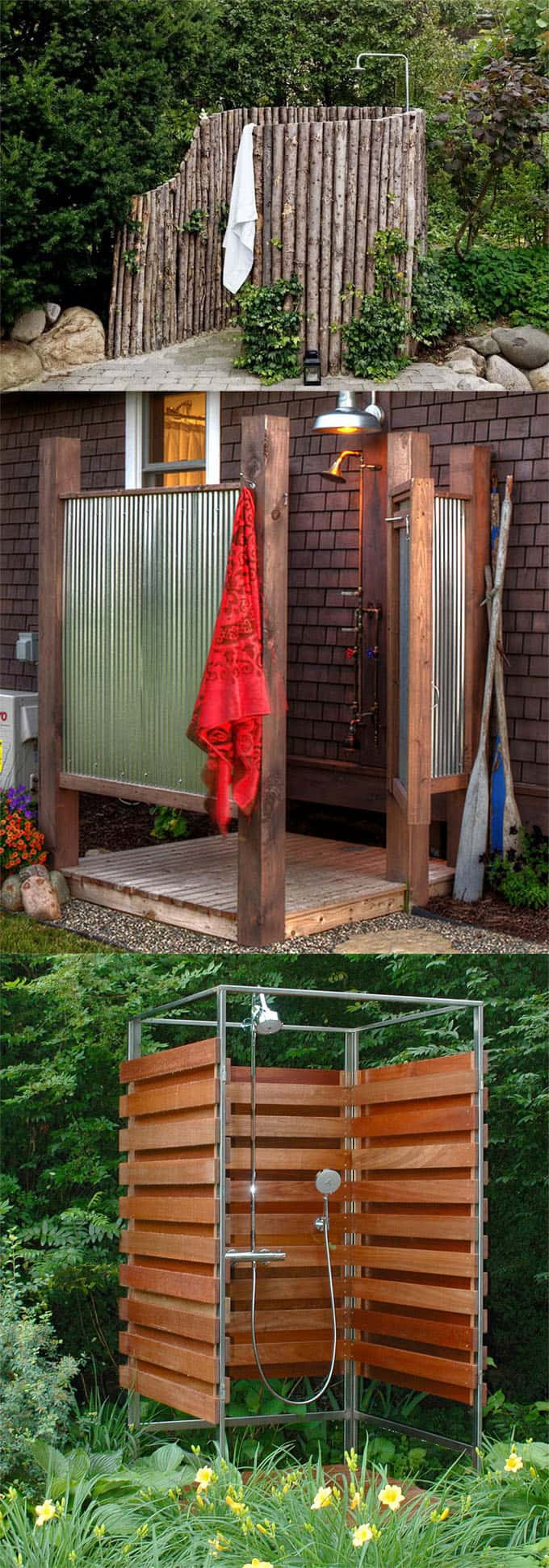 Outdoor Shower DIY
 32 Beautiful DIY Outdoor Shower Ideas for the Best