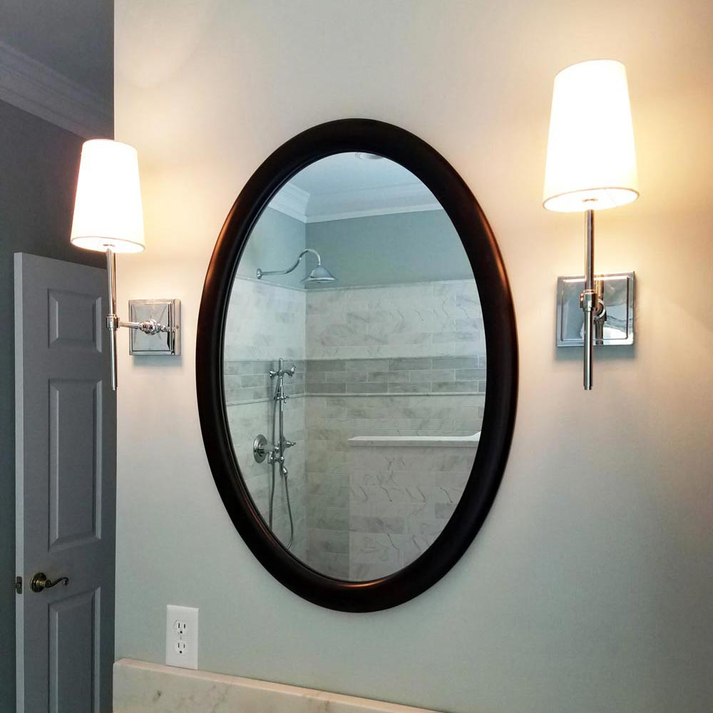 Oval Bathroom Mirror
 Custom Made Oval Picture Frames All Sizes Available