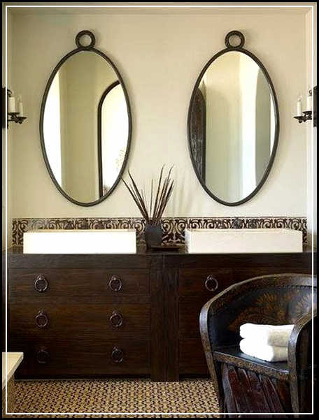 Oval Bathroom Mirror
 Beautiful Oval Bathroom Mirrors to Add Visual Interest