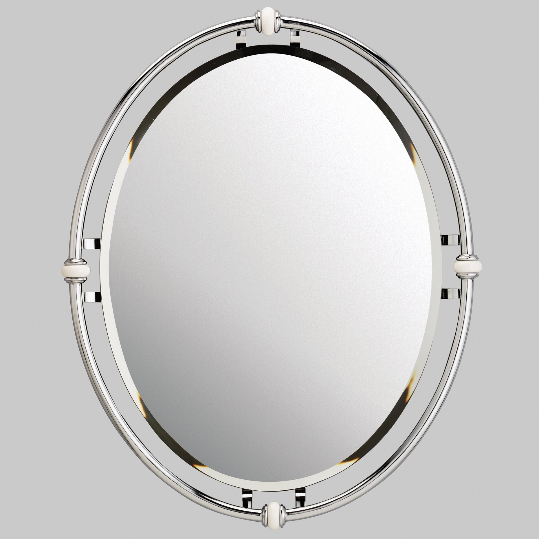 Oval Bathroom Mirror
 Kichler Oval Beveled Mirror & Reviews