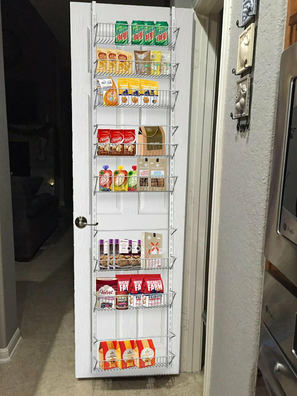 Over The Door Kitchen Organizer
 Over The Door Pantry Organizer Wall Mount Kitchen Cabinet