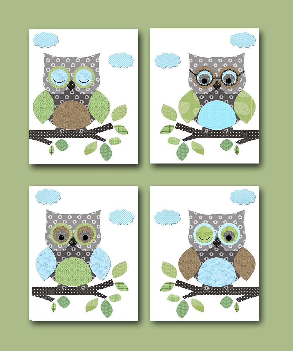 Owl Baby Decor
 Owl Decor Owls Nursery Baby Boy Nursery Art Nursery Wall Art