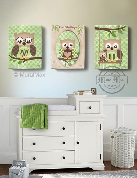Owl Baby Decor
 Owl Kids Art Owl Decor Art for children Owls Nursery Art