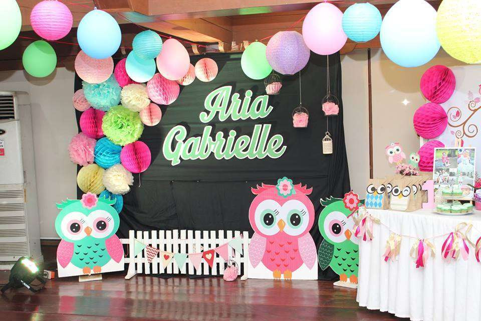 Owl Birthday Party Decorations
 Owl Birthday Party Ideas 9 of 28