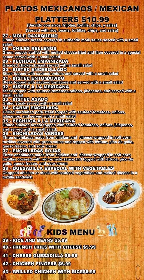 Pad Thai Highland Park Nj
 El Sol Mexican Restaurant Llc menu in Highland Park New