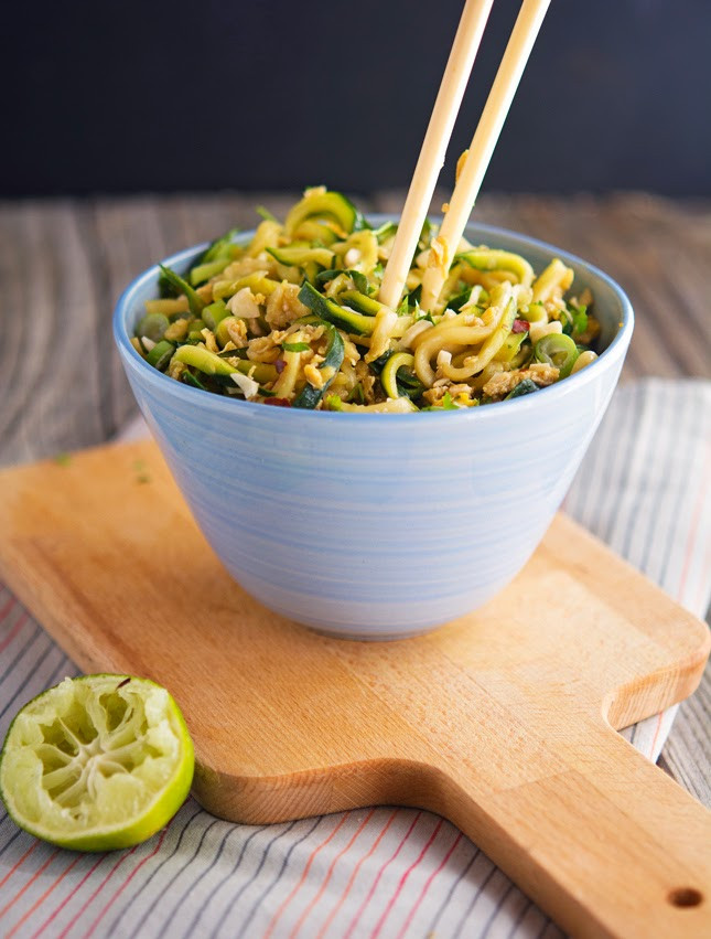Pad Thai Zoodles
 The Iron You Easy Pad Thai Zoodles