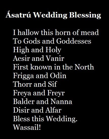 Pagan Wedding Vows
 This will definitely be read at my wedding Viking Pagan