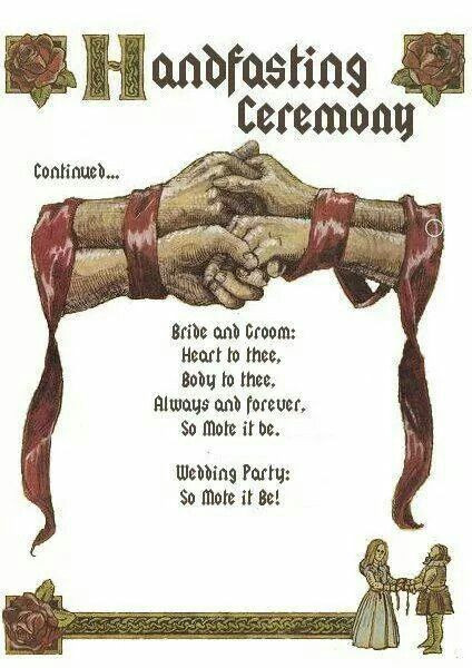 Pagan Wedding Vows
 114 best Hand fasting images on Pinterest