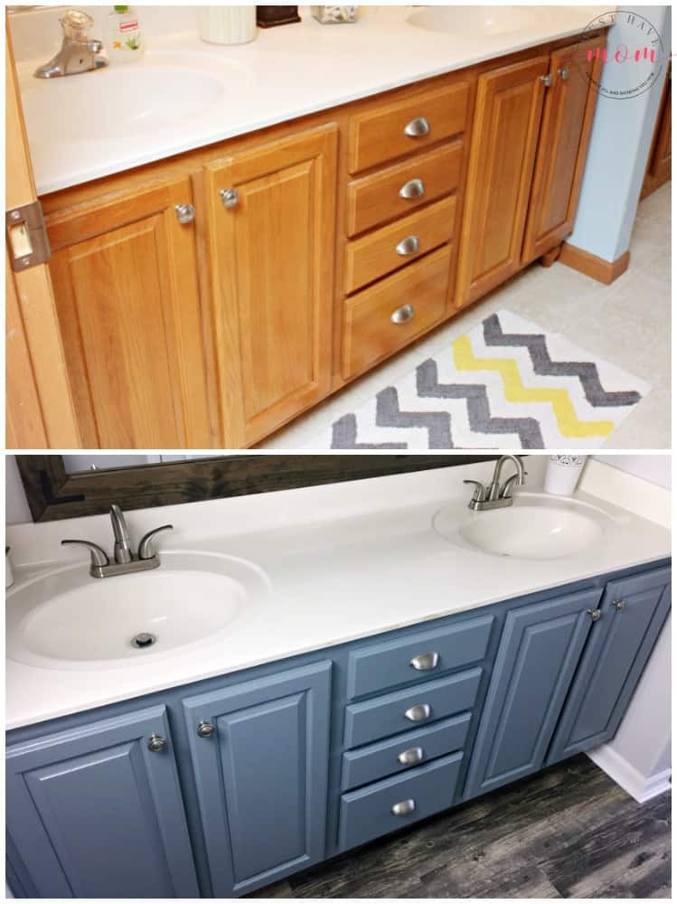 Paint Bathroom Cabinets
 Farmhouse Style Fixer Upper Bathroom A Bud Must