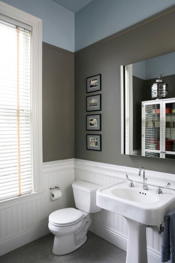 Paint Ideas For Bathroom
 51 Modern and fresh interiors showcasing gray paint