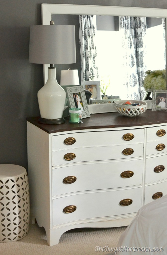 Painted Bedroom Furniture Ideas
 Painted Dresser and Mirror makeover Master Bedroom furniture