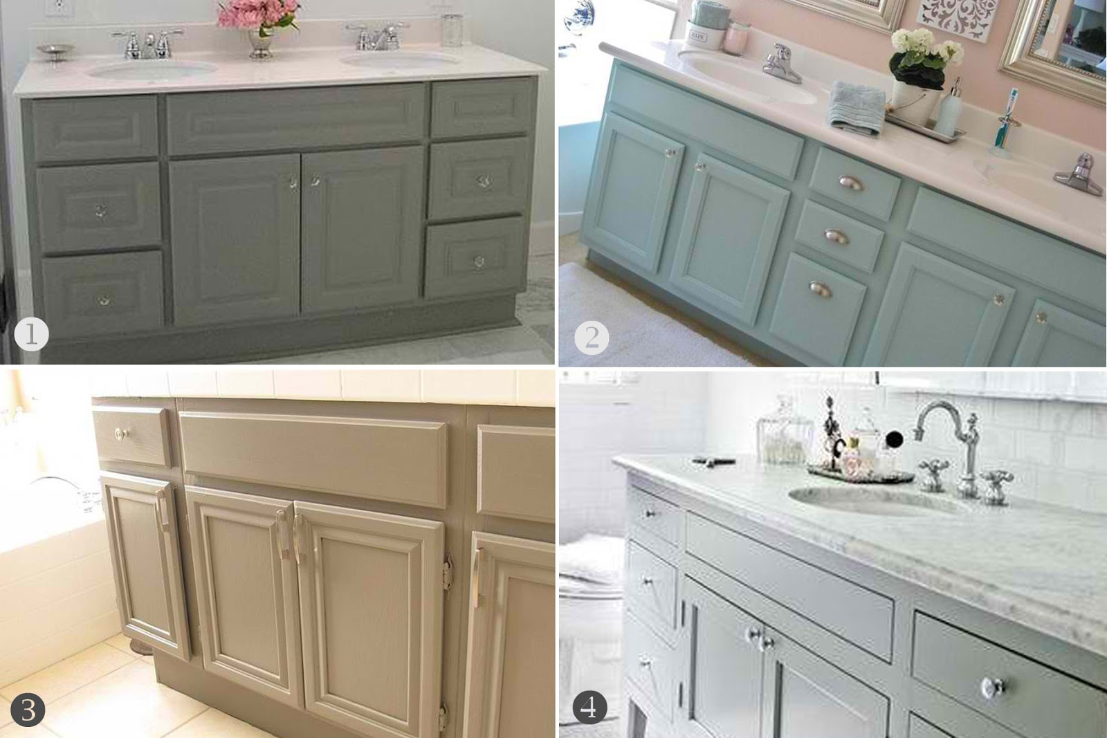 Painting Bathroom Cabinets Color Ideas
 home bathroom cabinets upgrade – Inspired Honey Bee