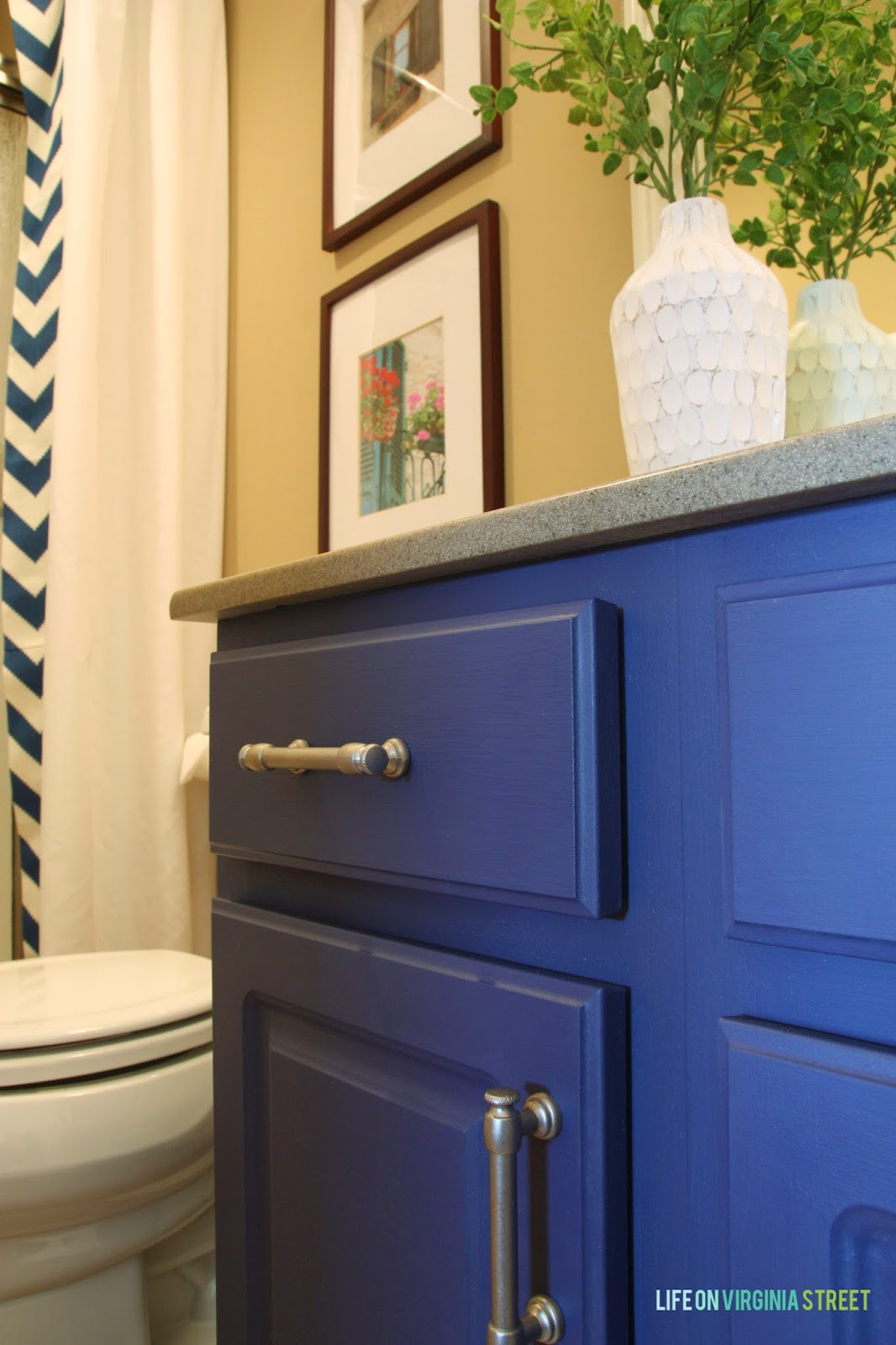 Painting Bathroom Cabinets Color Ideas
 Bathroom Vanity Makeover Using Country Chic Paint Life