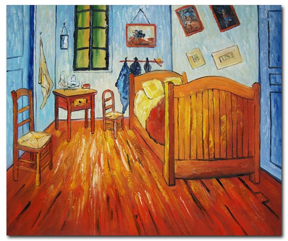 Painting In Napoleon'S Bedroom
 The Bedroom at Arles van Gogh Paintings