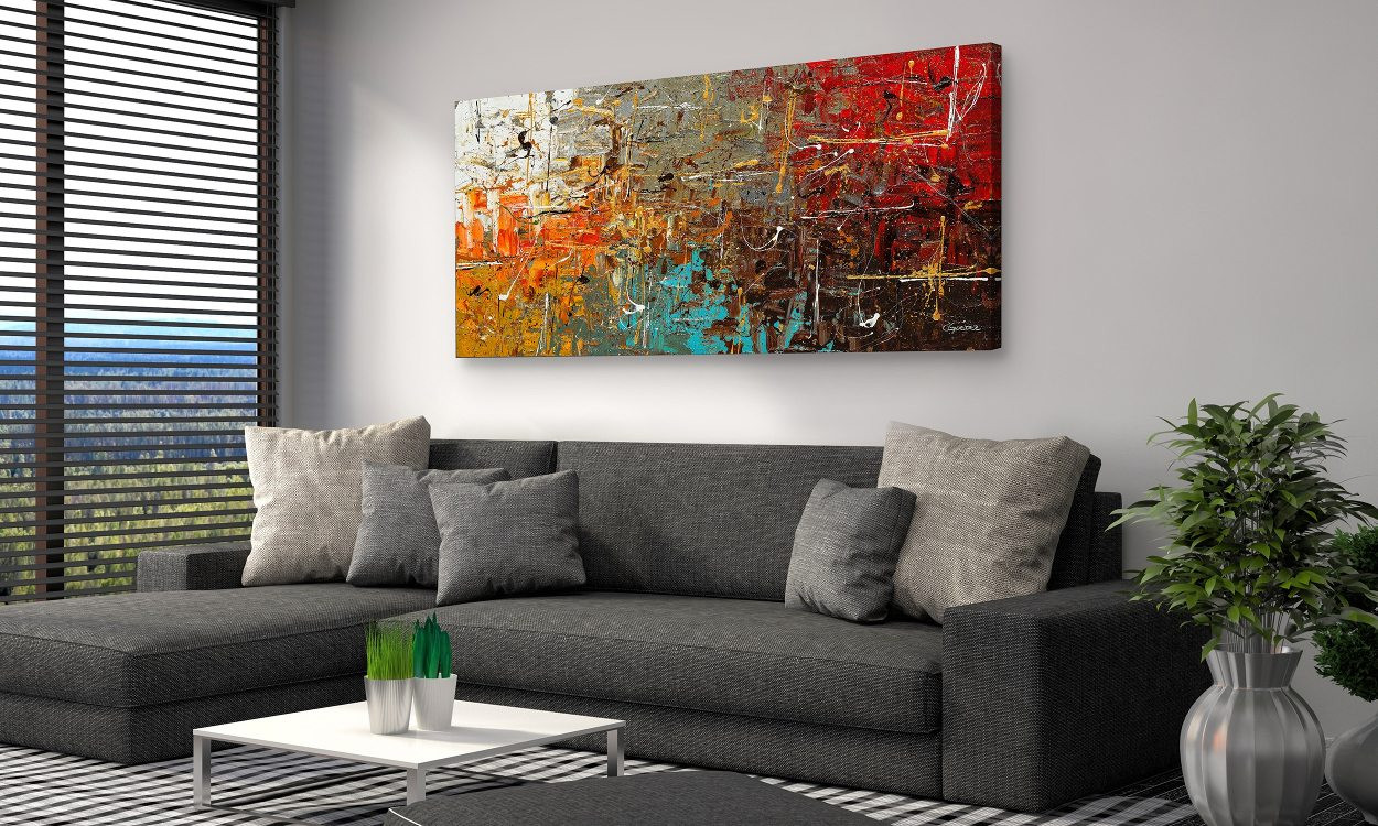 Paintings For Living Room
 20 Collection of Living Room Wall Art