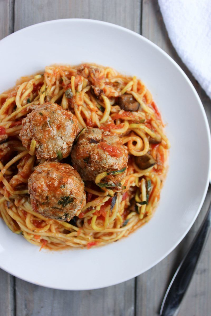 Paleo Spaghetti And Meatballs
 Paleo "spaghetti" and meatballs Recipe
