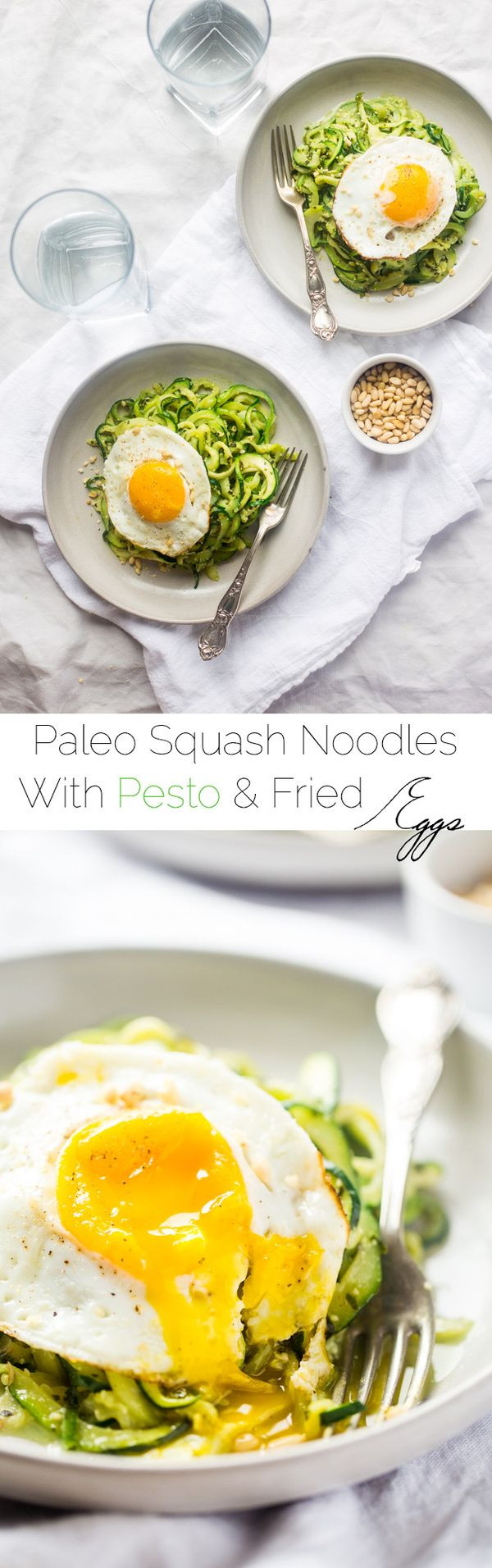 Paleo Zucchini Noodles
 Paleo Zucchini Noodles with Everything Pesto and Fried Eggs