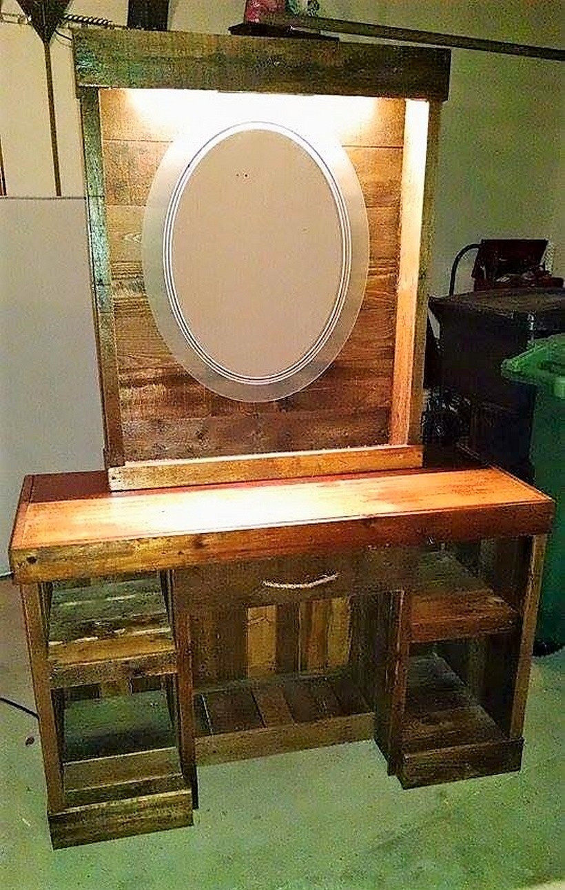 Pallet Bathroom Vanity
 Cheap Achievements with Recycled Wooden Pallets