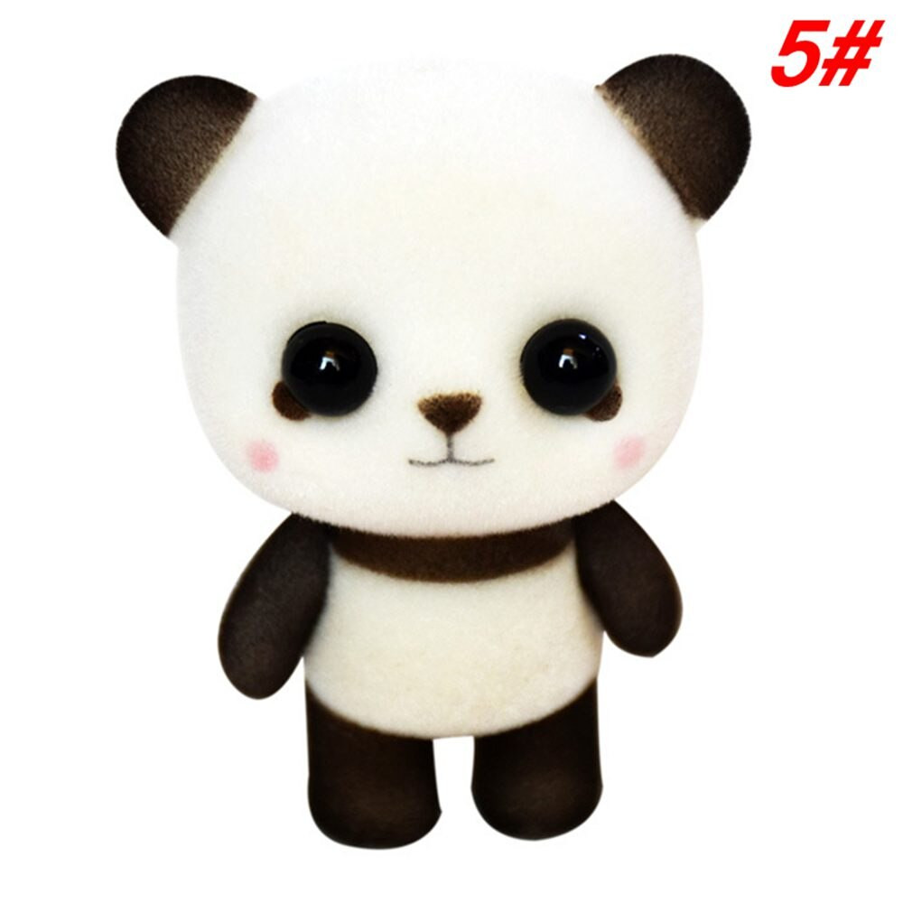 Panda Gifts For Kids
 7 7cm Lovely Toys For Children Flocking Dolls Panda Animal