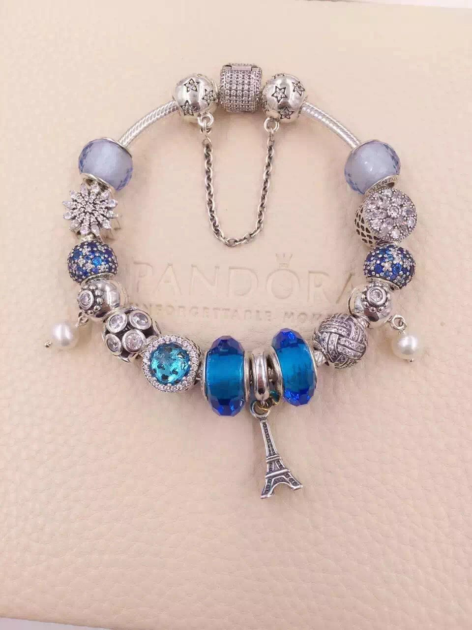 Pandora Bracelet Ideas
 OFF $339 Pandora Charm Bracelet Blue Hot Sale