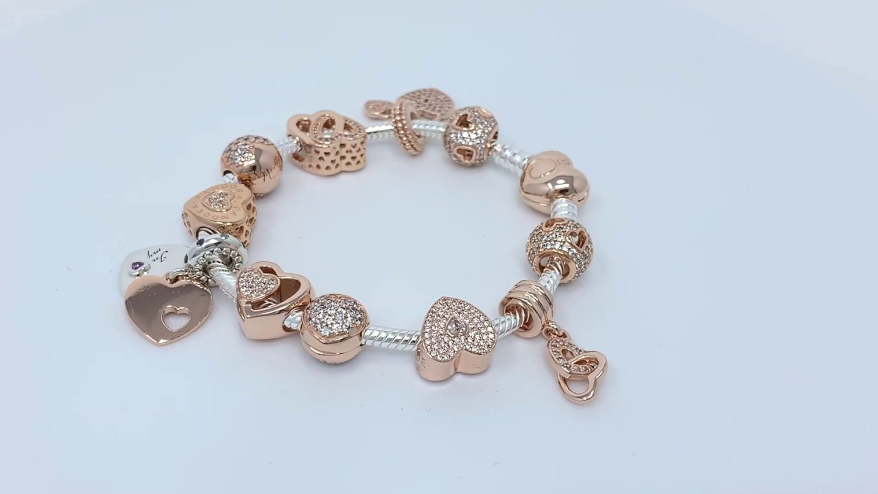 Pandora Bracelet Ideas
 Design Ideas PANDORA Valentine s Day ROSE Themed