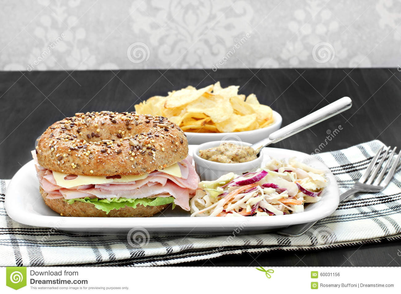 Panera Bread Ham &amp; Swiss Sandwich On Whole Grain
 Ham And Swiss Cheese Sandwich A Multi Grain Bagel