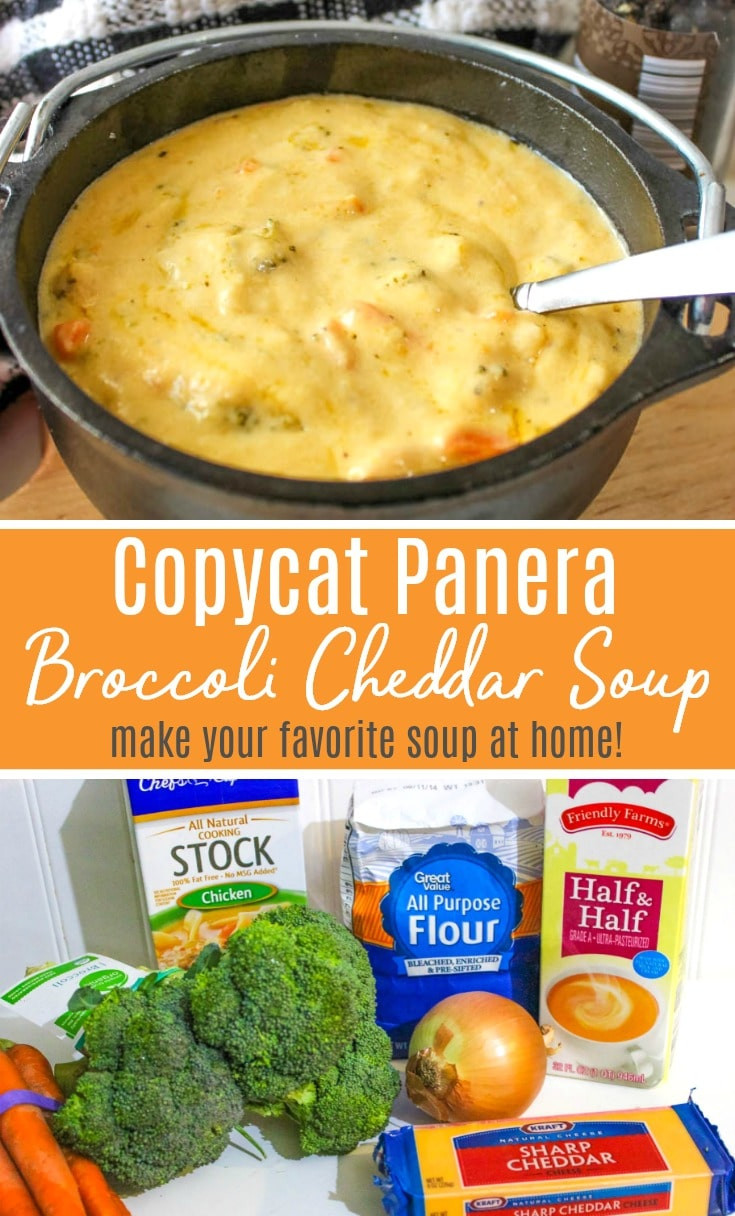 Panera Cheddar Broccoli Soup Recipe
 The Best Ever Copycat Panera Broccoli Cheddar Soup Recipe