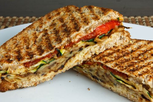 Panini Recipe Vegetarian
 Grilled Ve able Panini on Closet Cooking