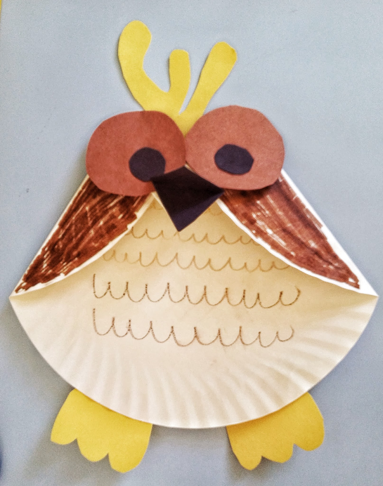 Paper Craft For Kids
 Fun Activities for Kids Paper Plate Owl Craft