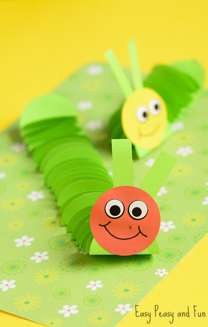 Paper Craft For Kids
 Paper Caterpillar Craft Paper Circles Crafts Easy