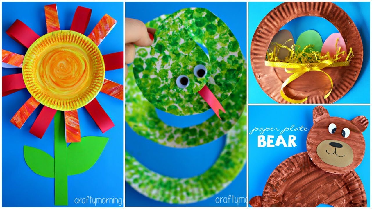 Paper Craft For Kids
 15 Creative Paper Plate Crafts for Kids to Make