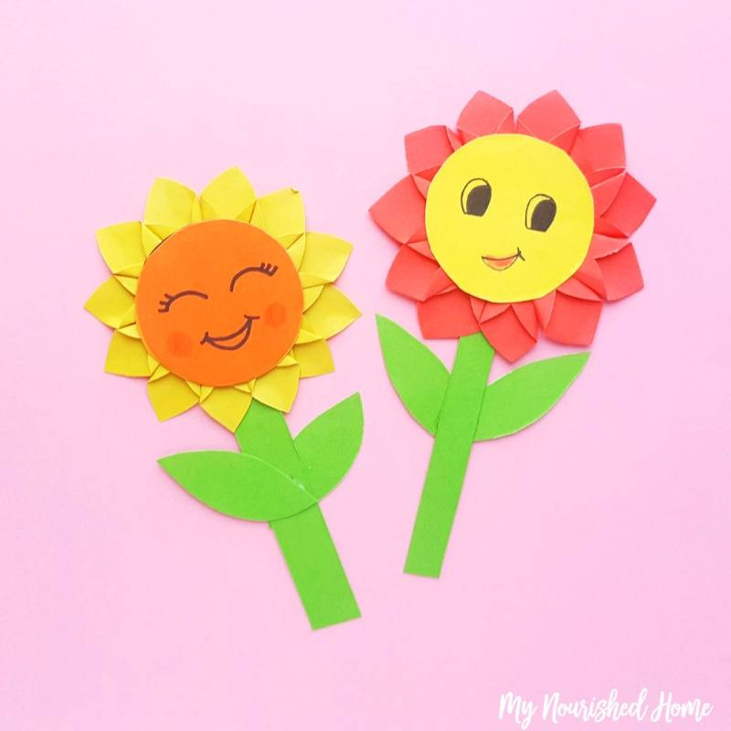 Paper Craft For Kids
 Paper Sunflower Craft for Kids