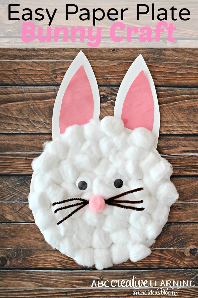 Paper Craft For Kids
 Easy Paper Plate Bunny Craft for Kids Simply Today Life