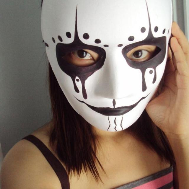 Paper Mache Masks DIY
 New Quality Handmade DIY Mask Halloween White Ghost Face