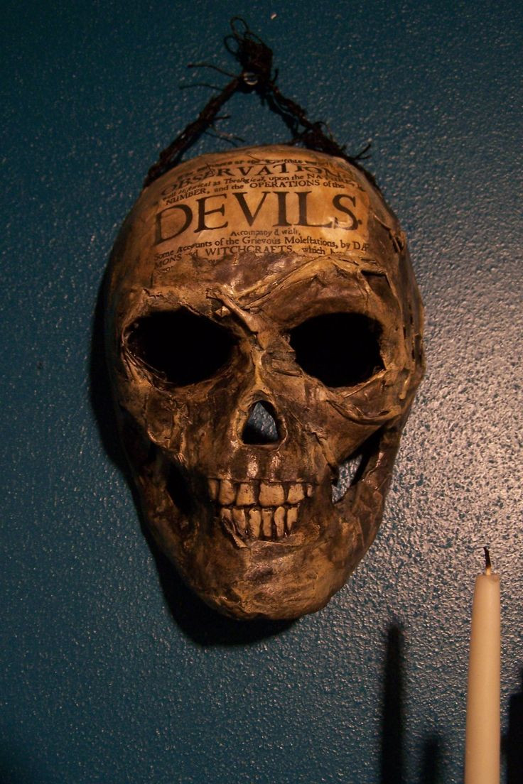 Paper Mache Masks DIY
 DIY Paper Mache skull mask skullish