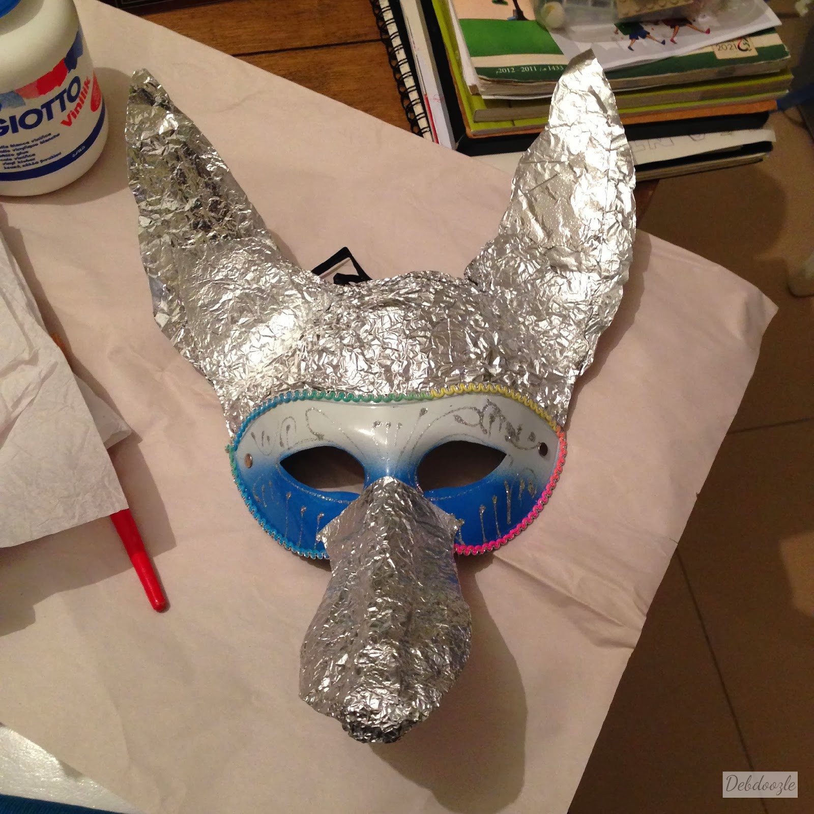 Paper Mache Masks DIY
 Debdoozle DIY Papier Mâché Paper Mache Anubis Jackal Mask