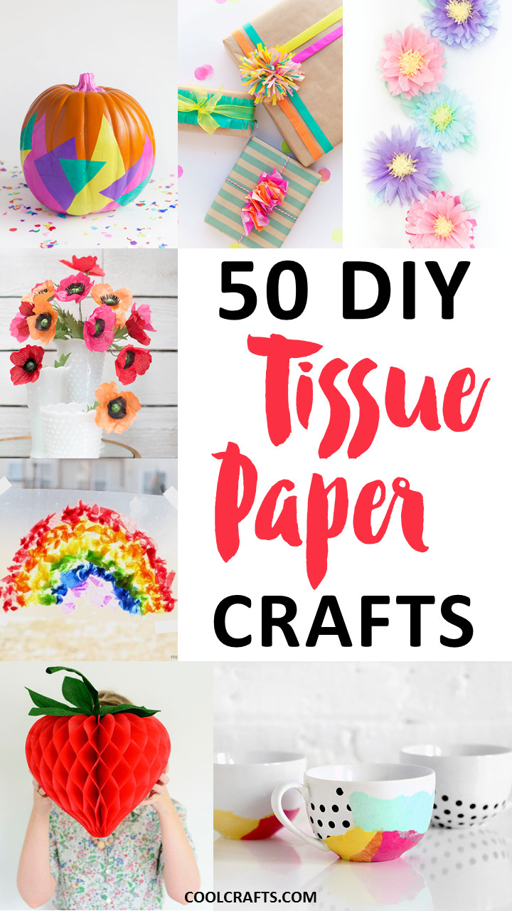 Paper Makes For Kids
 Tissue Paper Crafts 50 DIY Ideas You Can Make With the