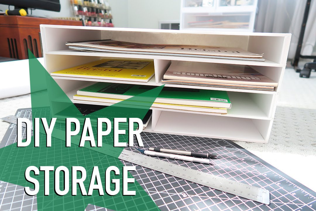 Paper Organizer DIY
 DIY Paper Storage & ANNOUNCEMENT