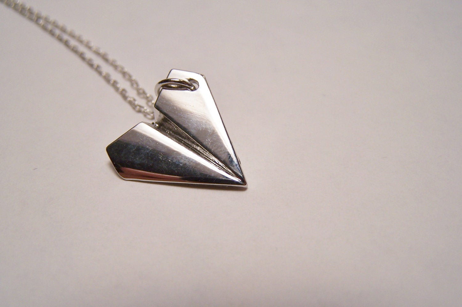 Paper Plane Necklace
 Paper Airplane Necklace
