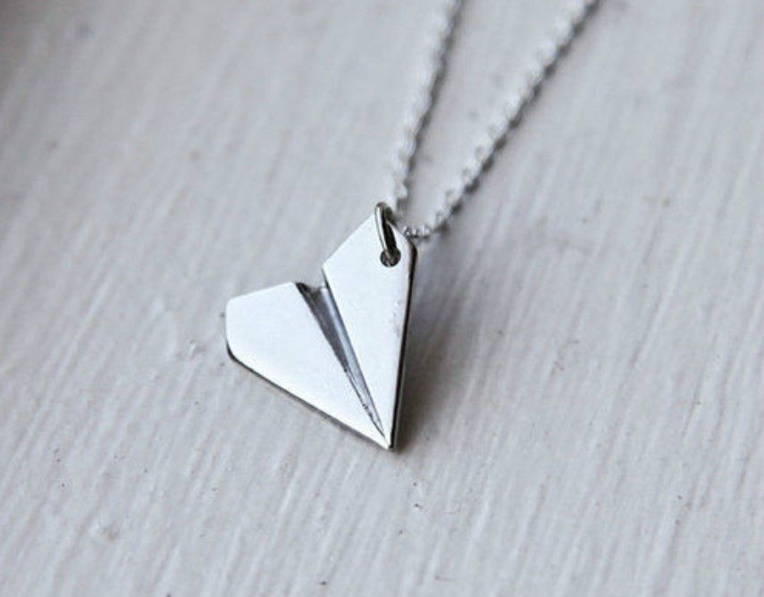 Paper Plane Necklace
 Brand New Cute Harry Styles 1D e Direction Paper Plane