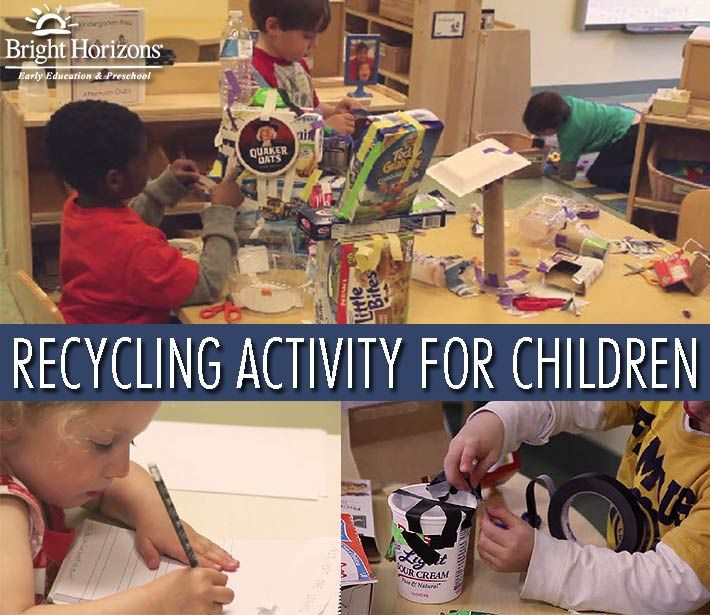 Parent Child Activities For Preschoolers Recycling Activity for Children