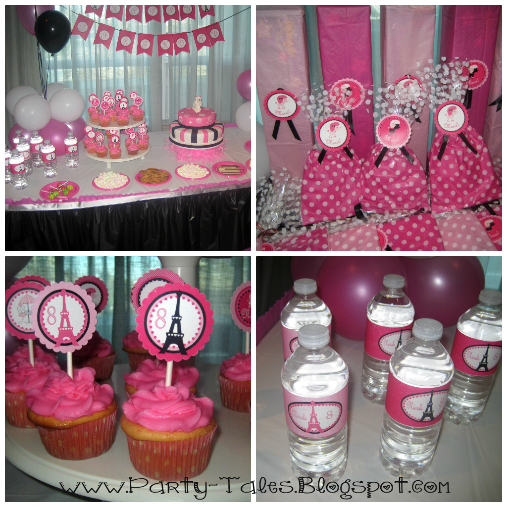 Paris Birthday Party Decorations
 Party Tales Birthday Party A parisian Birthday Brunch